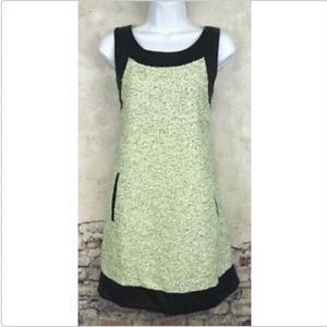 Romeo & Juliet Couture Tweed Green White Black